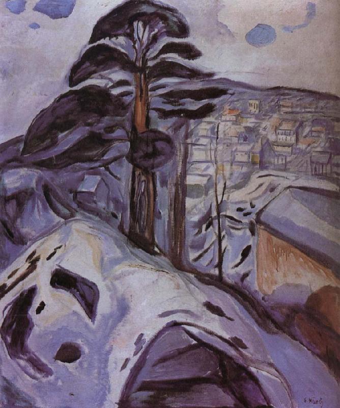Edvard Munch Winter oil painting picture